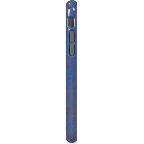 Barbados Flag Dark Wood iPhone 7 Pro Case
